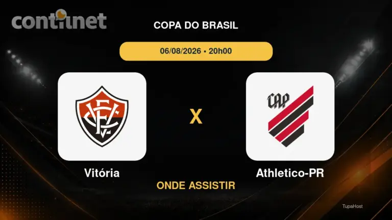 Vitória x Athletico-PR onde assistir