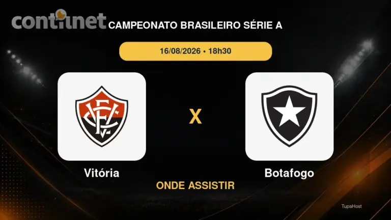 Vitória x Botafogo onde assistir