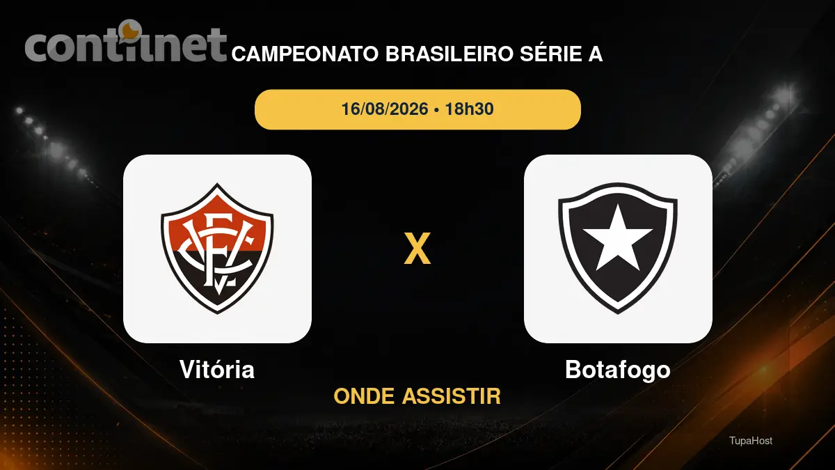 Vitória x Botafogo onde assistir