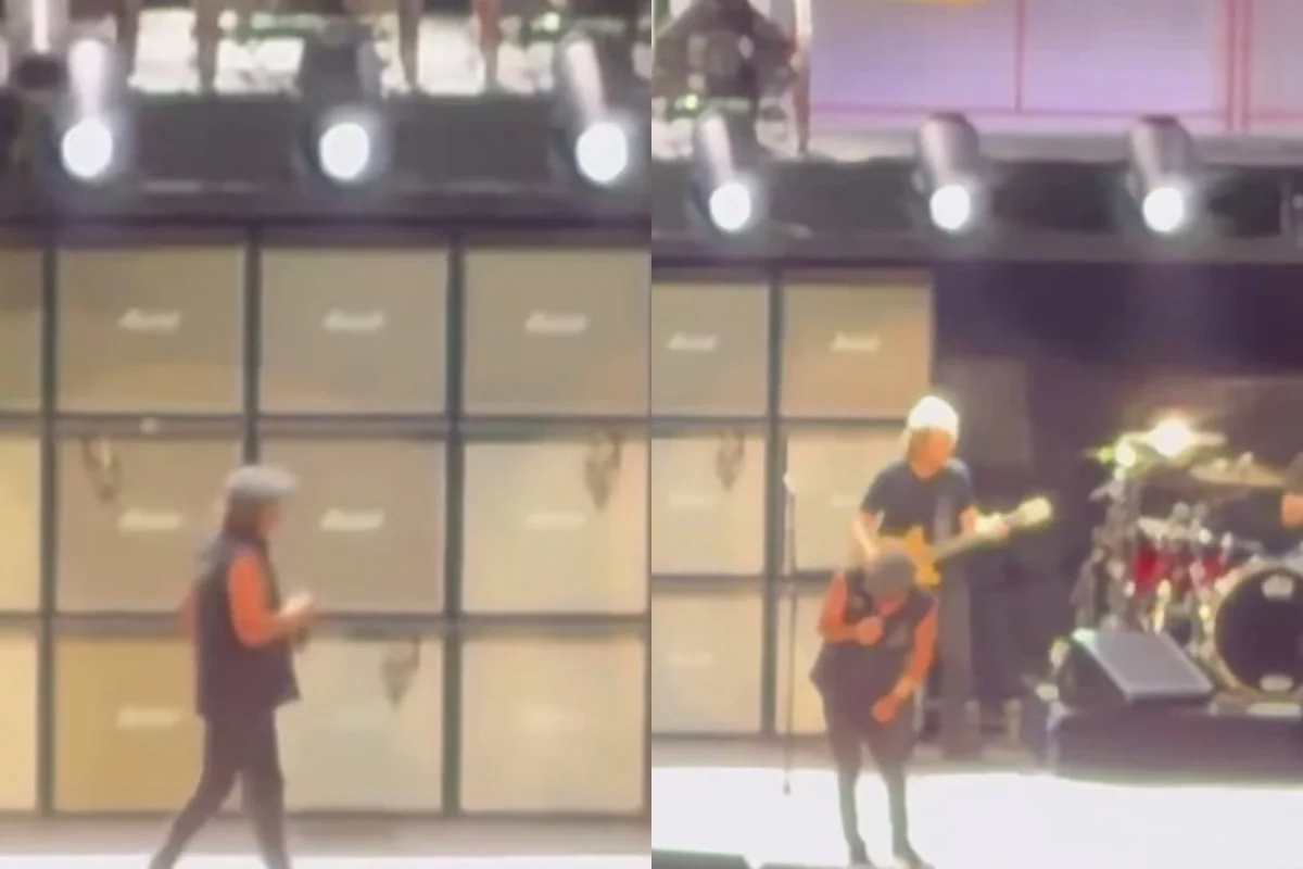 Canhão falha durante show do AC/DC e quase atinge o vocalista