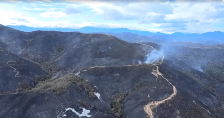 Incêndio florestal no norte da Colômbia queima cerca de três mil hectares