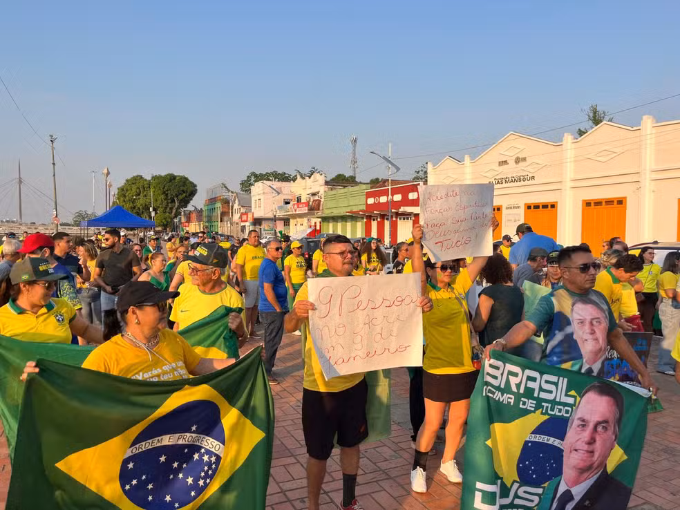 7 de Setembro: bolsonaristas convocam ato contra Lula e Moraes em Rio Branco