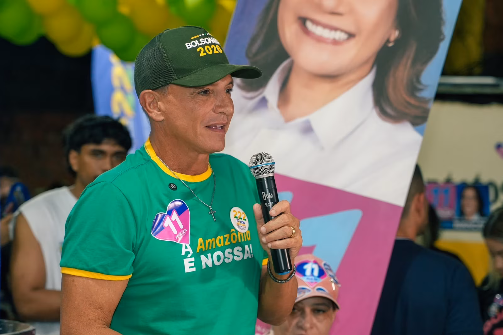 Bittar reforça apoio a Mailza e Flávio em ato no Bahia Velha