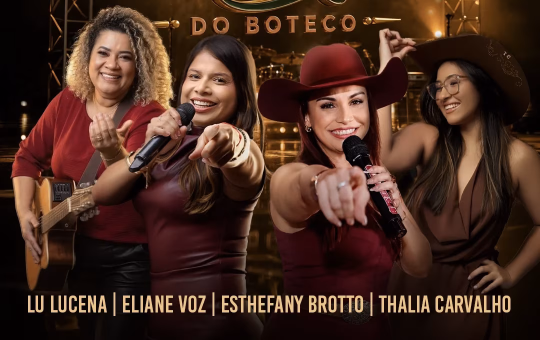 “As Donas do Boteco” reúne quatro vozes femininas em noite de modão e sofrência