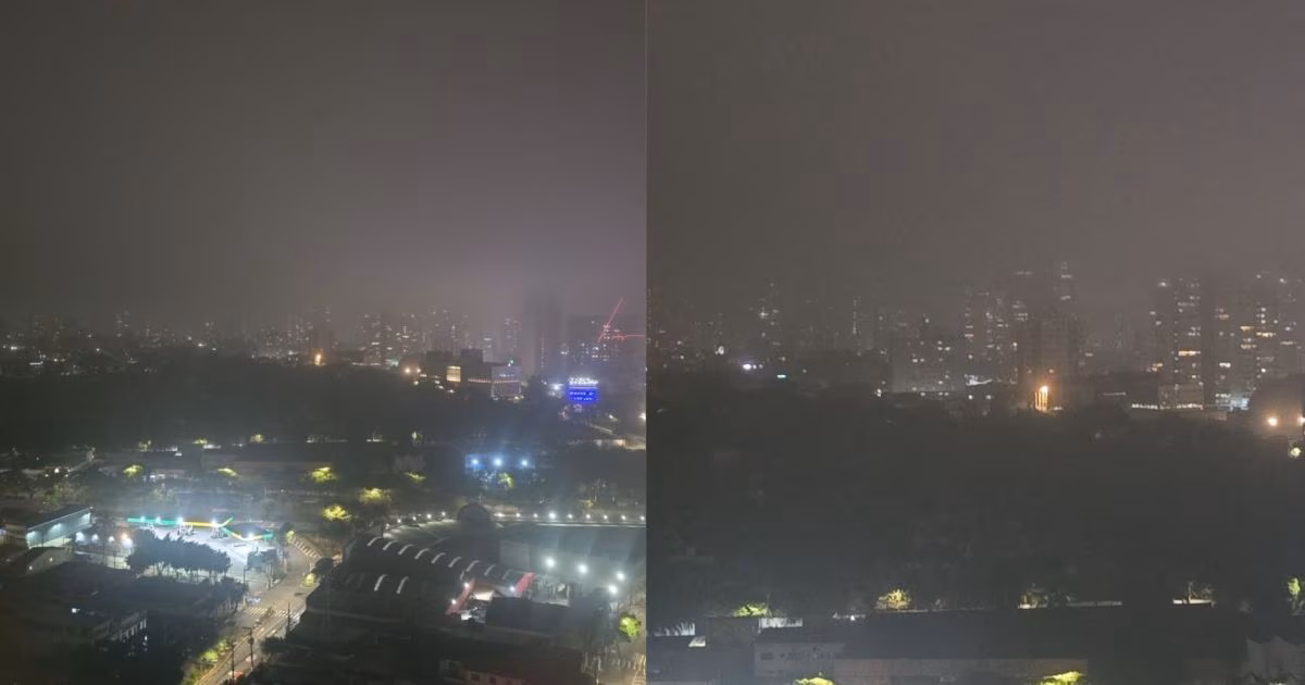 Forte neblina cobre cidade de SP durante queda de temperatura; veja