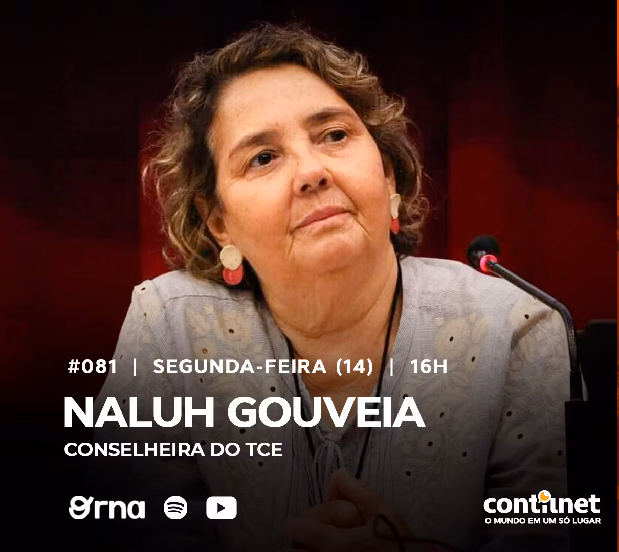 Naluh Gouveia é a próxima entrevistada do Em Cena, podcast do ContilNet