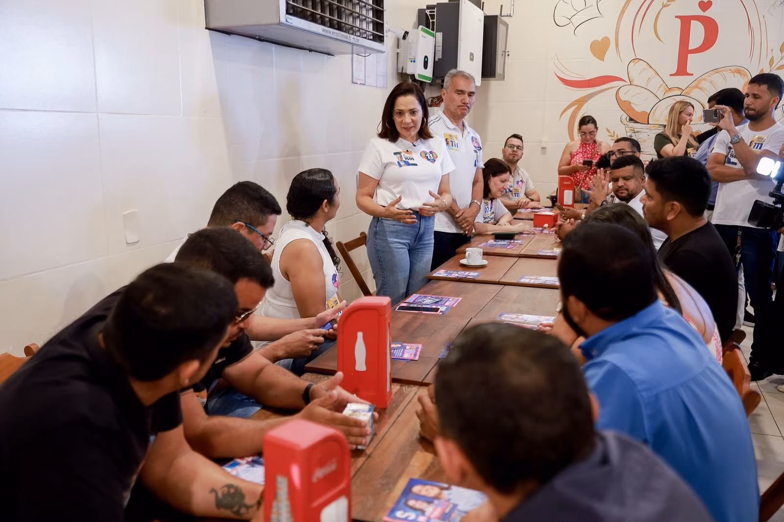 Segundo a candidata, o diálogo constante com os líderes de bairro é fundamental para mapear as prioridades de cada região