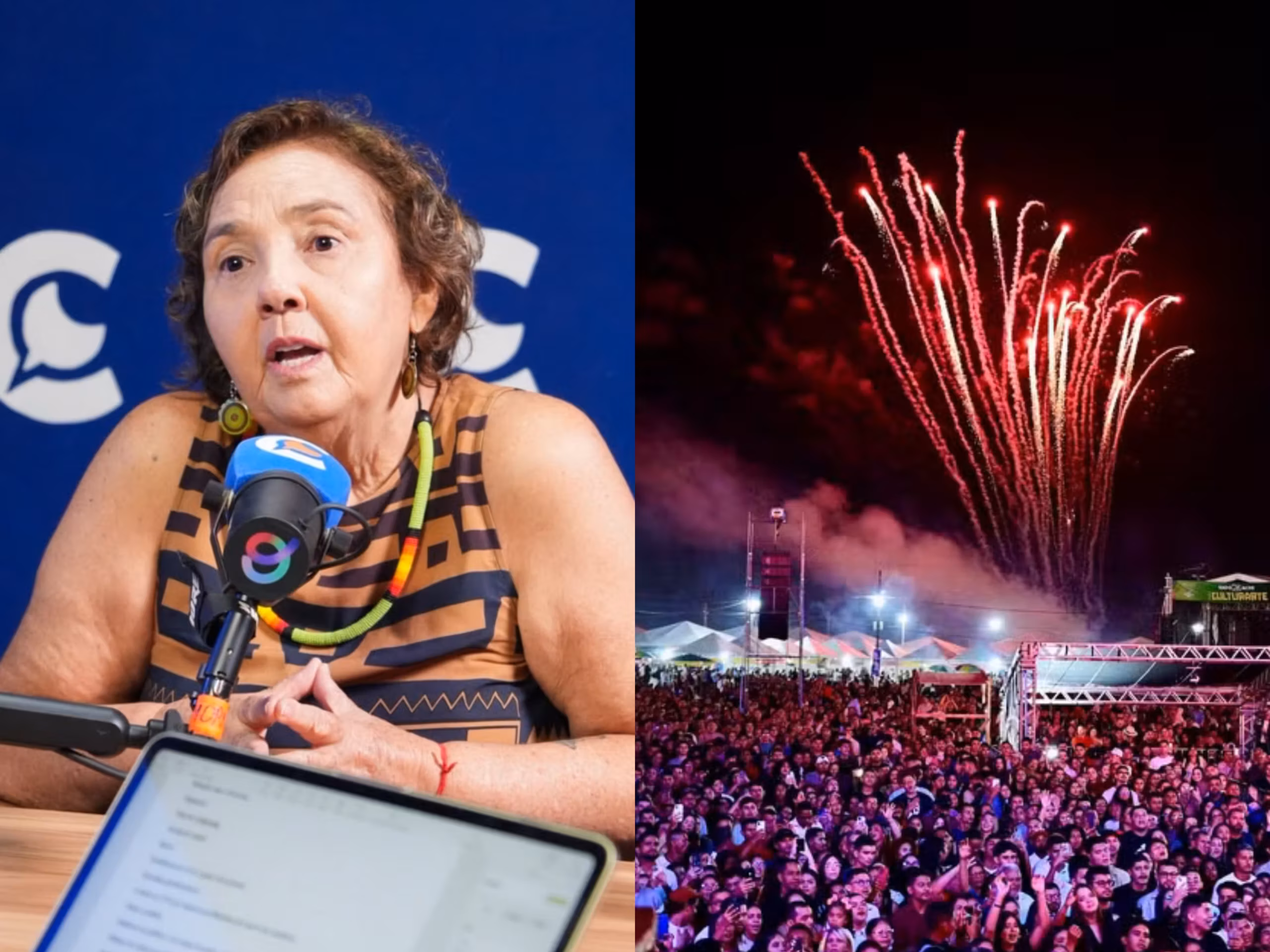 Naluh diz que shows milionários podem esconder “lavagem de dinheiro”