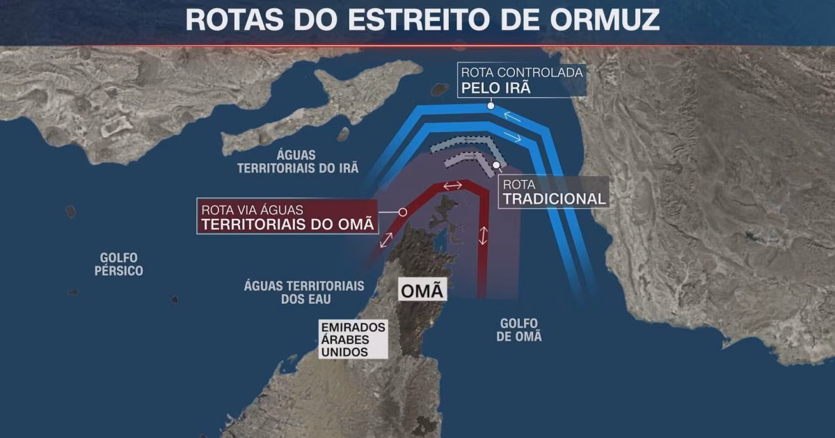 Irã manterá estreito de Ormuz fechado até que EUA cumpram condições