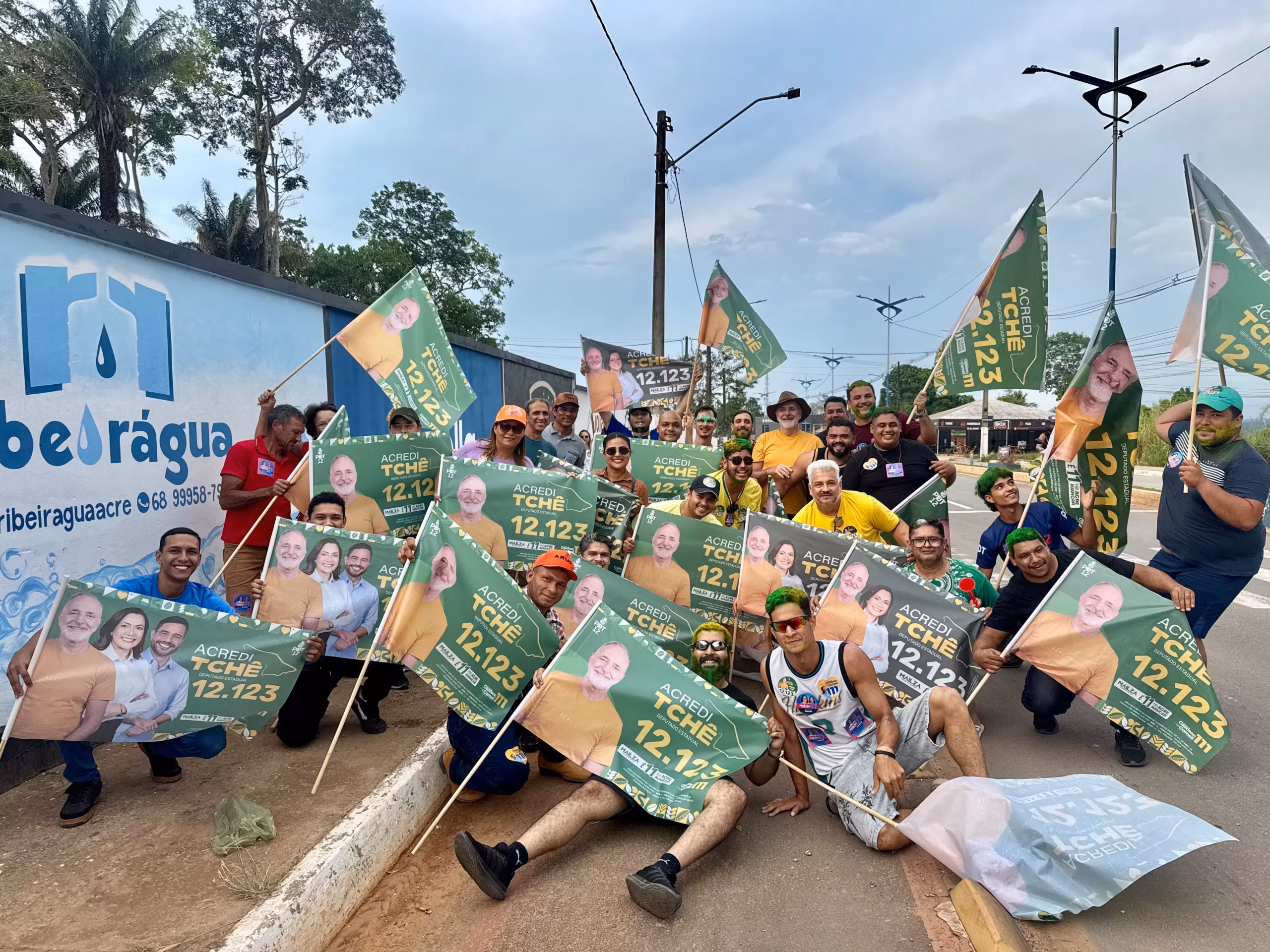 Luís Tchê reúne produtores rurais em ato de campanha ao lado de Mailza e Gladson