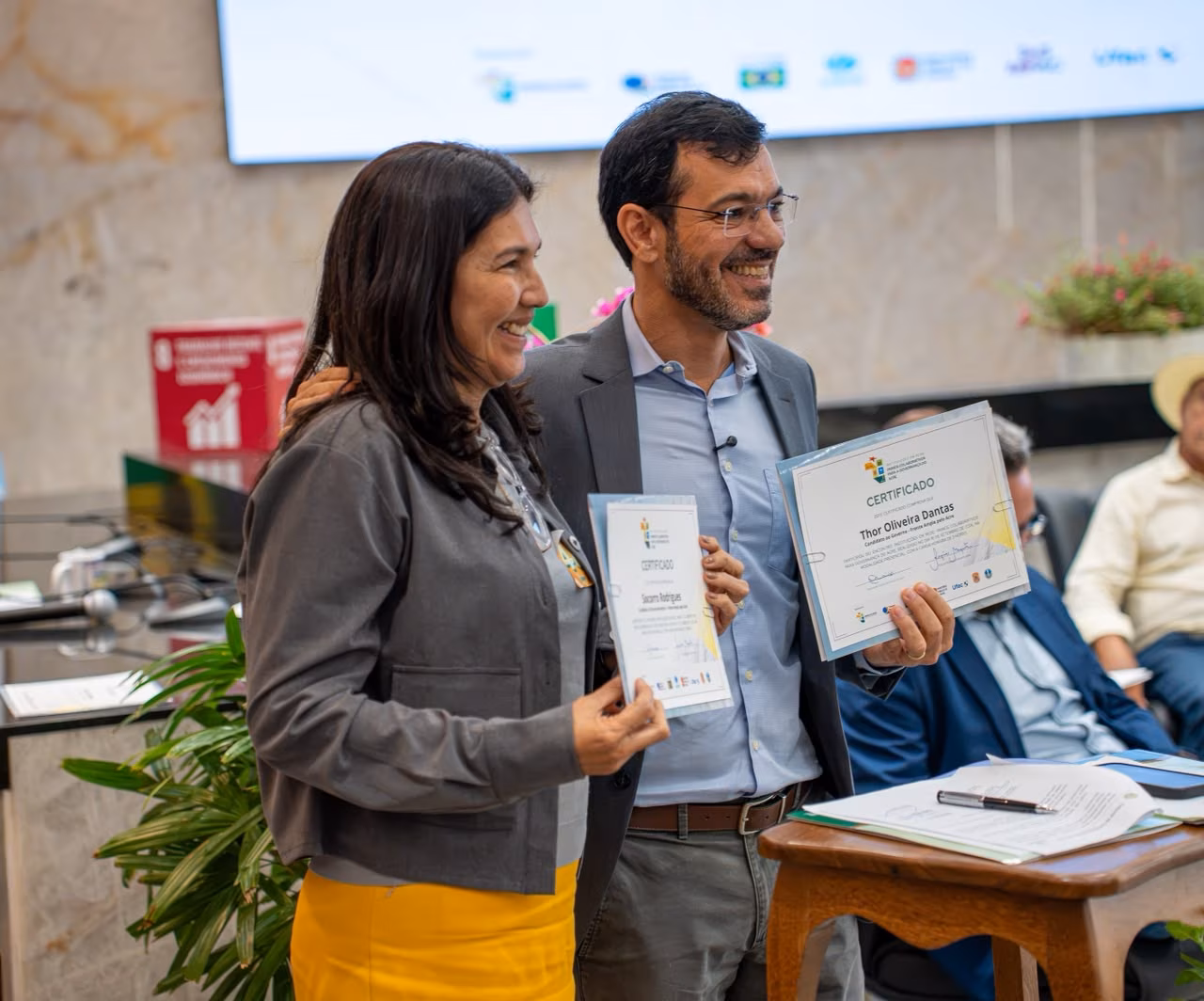 Thor participa de encontro no TCE-AC para apresentação de dados do Acre