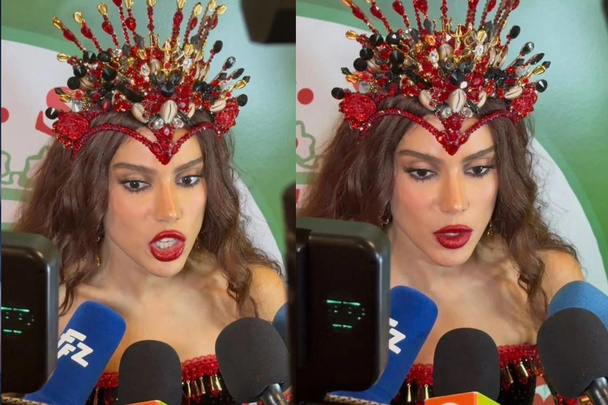 Anitta é coroada rainha de bateria da Grande Rio e revela sua única exigência para o posto
