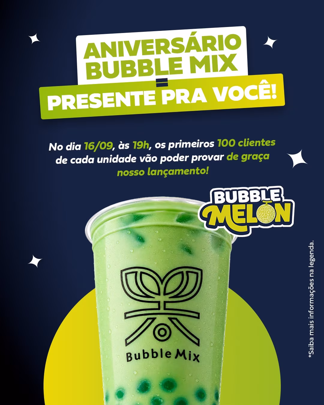 Bubble Mix celebra aniversário com lançamento no Via Verde Shopping