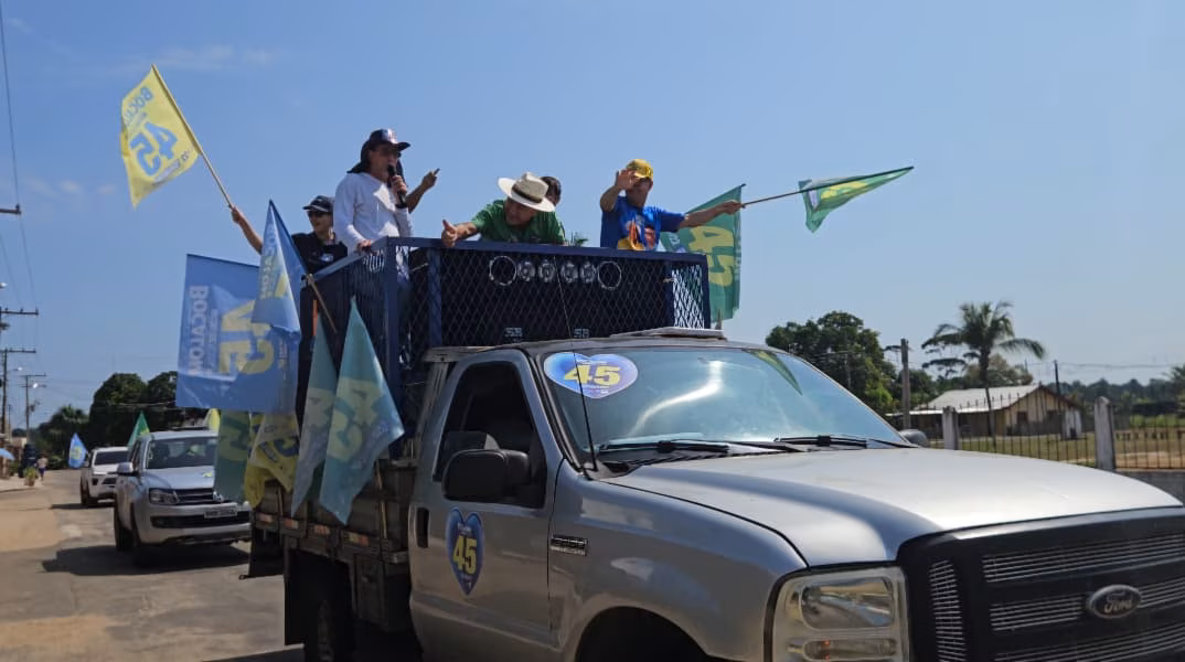 Bocalom intensifica agenda de campanha em Rodrigues Alves com visitas e carreata