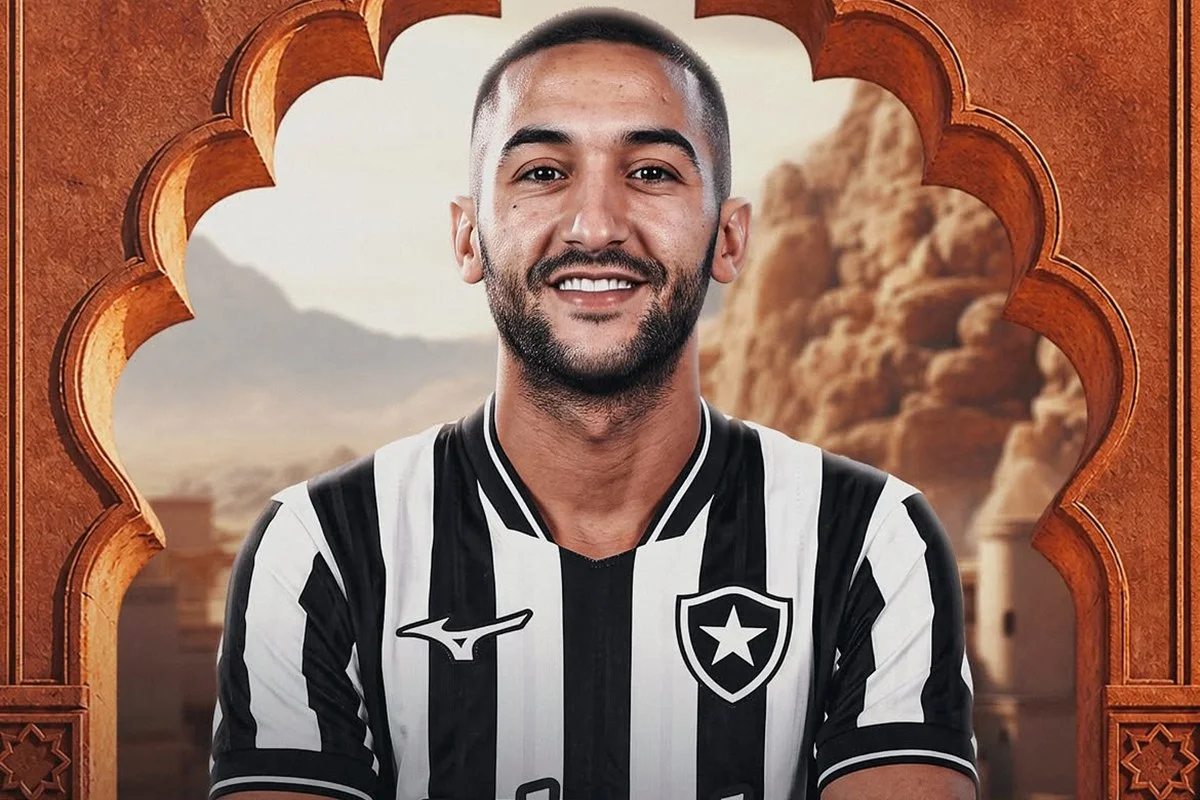 Hakim Ziyech, semifinalista da Copa de 2022, é anunciado pelo Botafogo