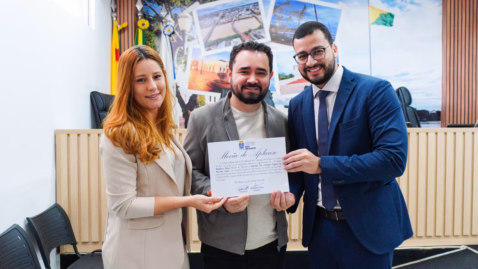 Casal que levou estudantes à Disney e NASA recebe homenagem