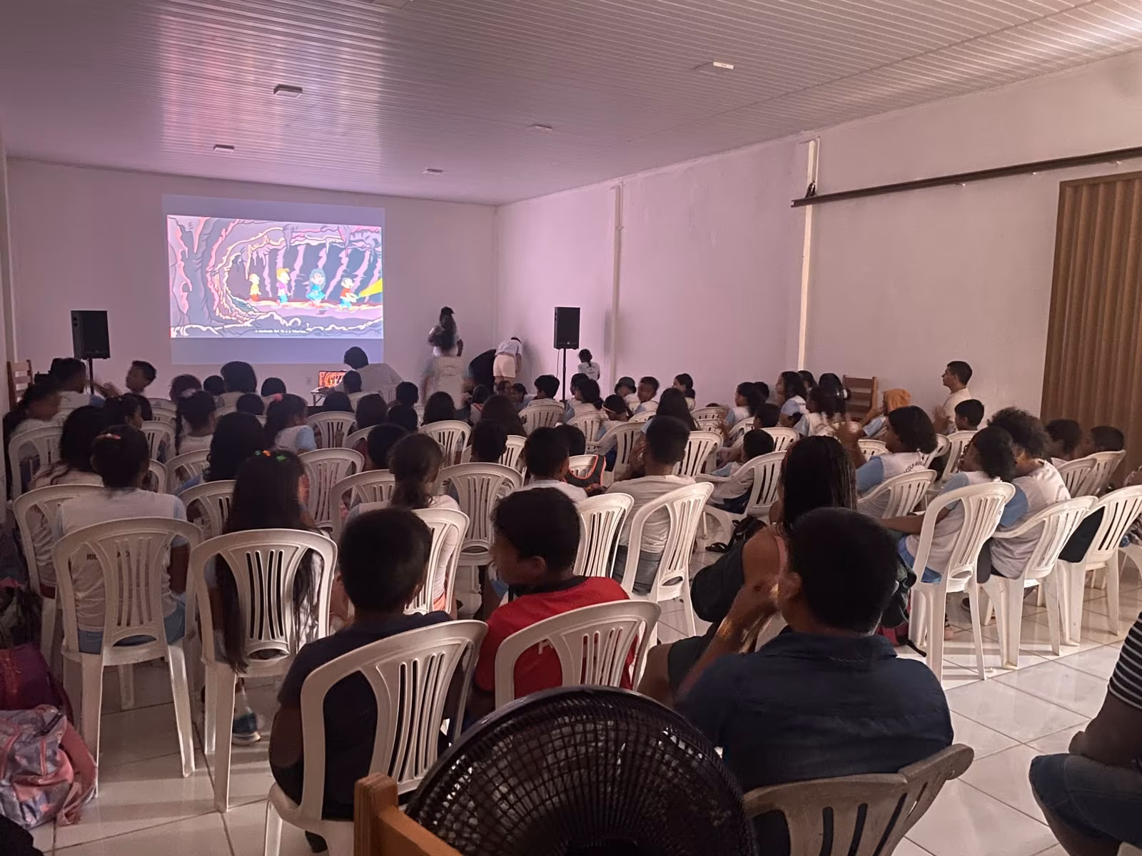 Projeto Polo de Cinema exibe animações acreanas na zona rural de Rio Branco