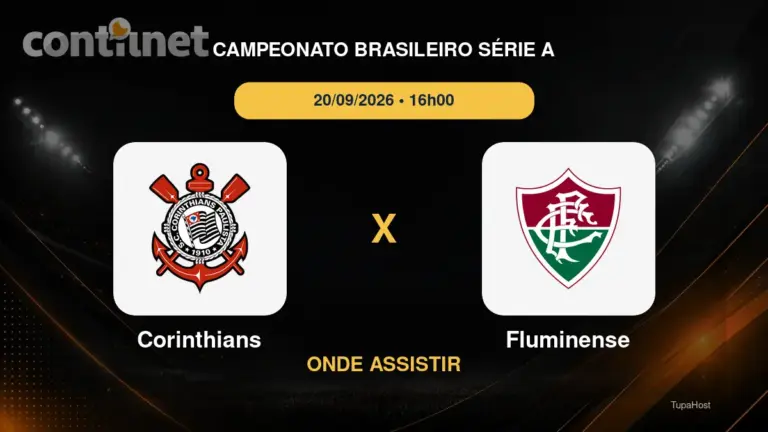 Corinthians x Fluminense onde assistir