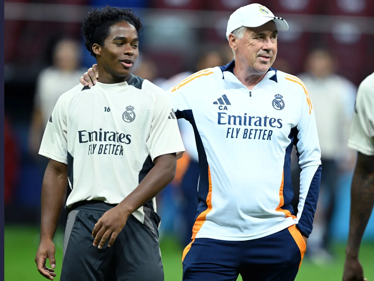 Ancelotti acompanha recuperação de Endrick, Rodrygo e Militão no Real