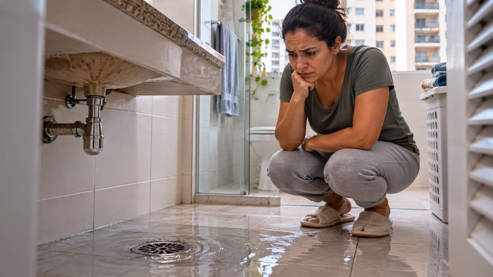 Entupimento em apartamentos pode ir além do problema no ralo