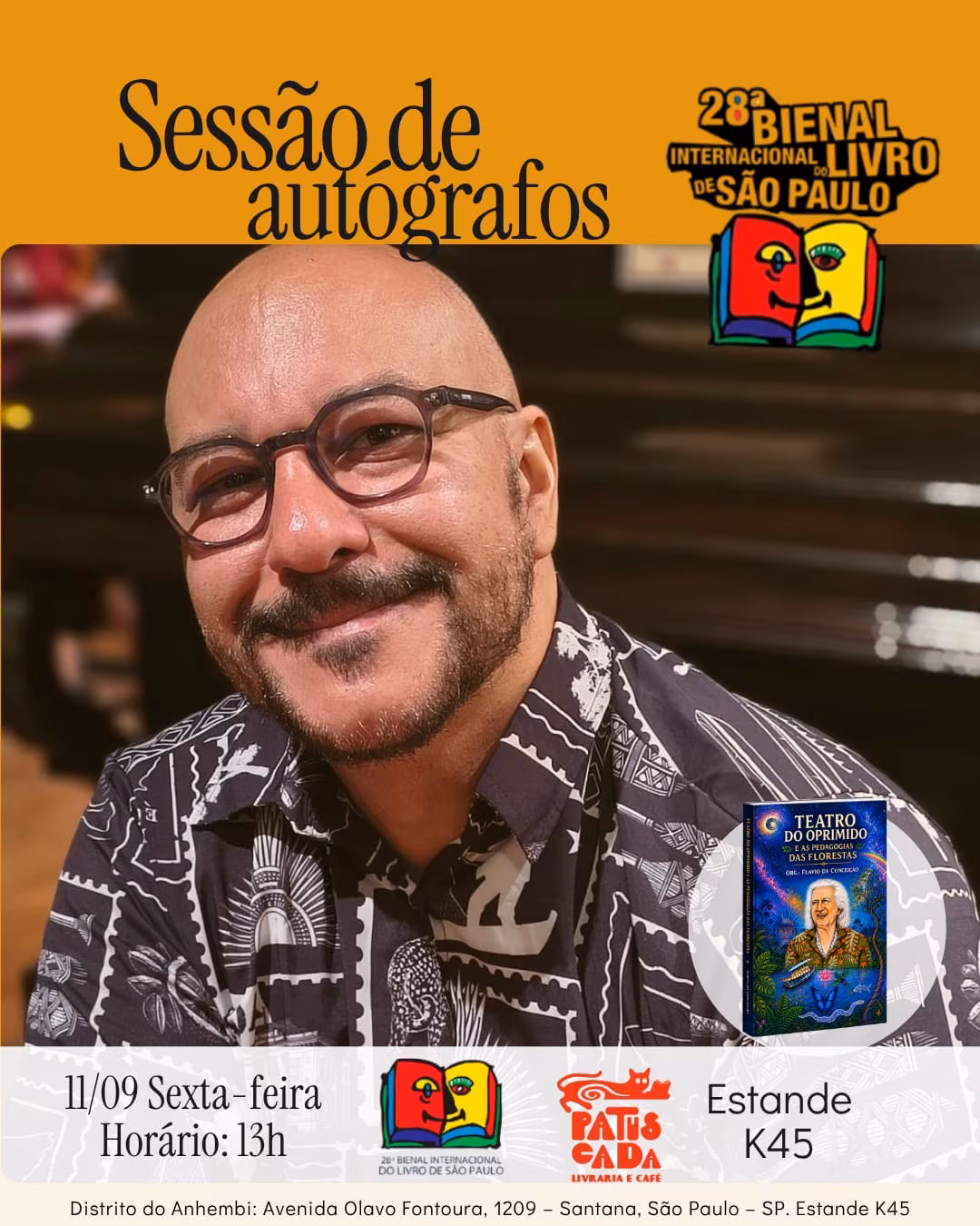 Professor da Ufac lança livro na Bienal de São Paulo