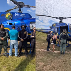 Criança foge após suposta perseguição do pai e é localizada em área de mata