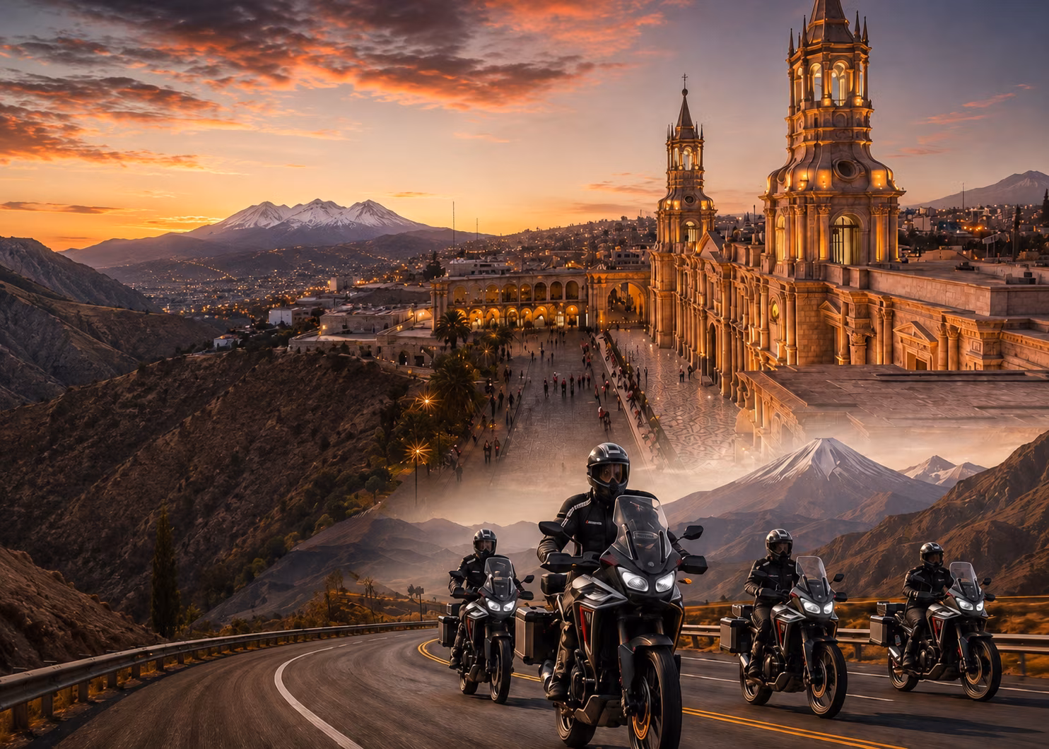 Honda reúne motociclistas em expedição de 3,3 mil km pelo Peru