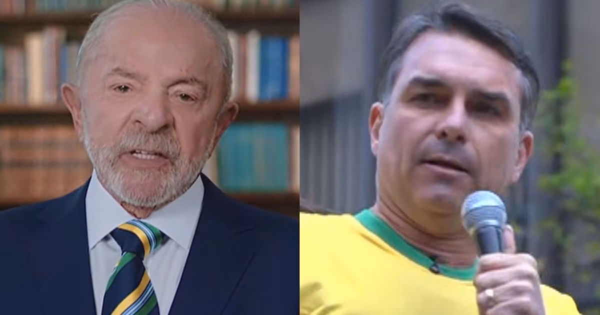 Lula fala de soberania enquanto Flávio blinda STF em comício contra Moraes