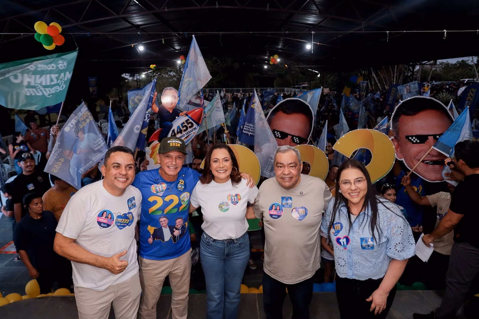 Mailza participa de encontro com apoiadores de Gilberto Lira e Mazinho em Rio Branco
