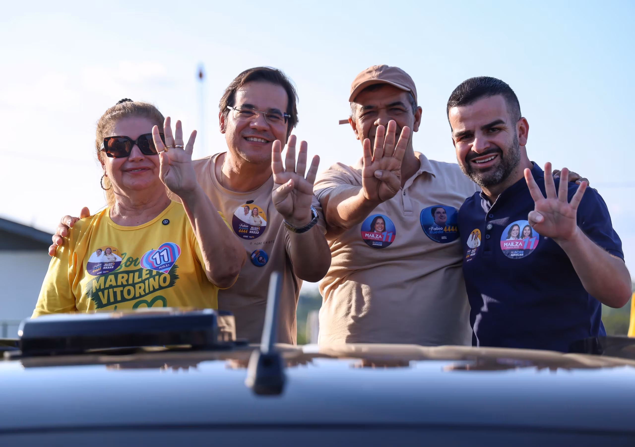 Grande carreata de Fábio Rueda e Marilete Vitorino toma as ruas de Tarauacá