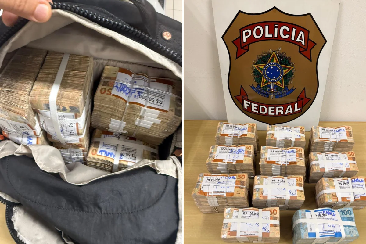 Polícia Federal apreende R$ 600 mil em mochila durante ação contra crimes eleitorais