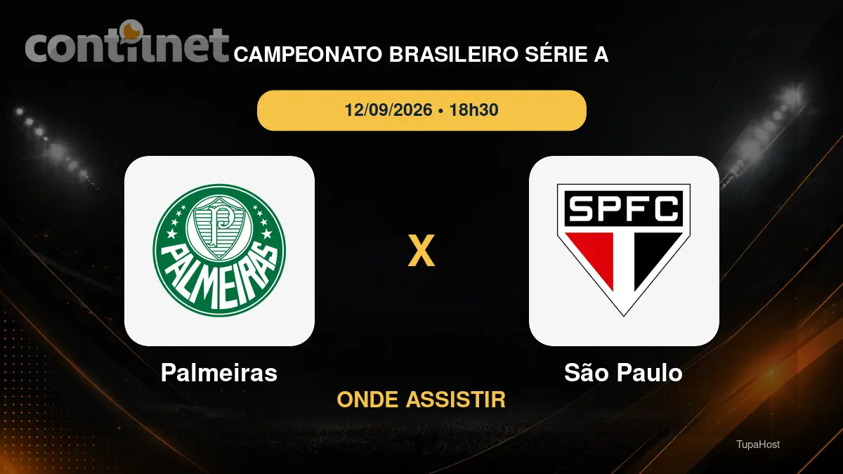 Palmeiras x São Paulo onde assistir