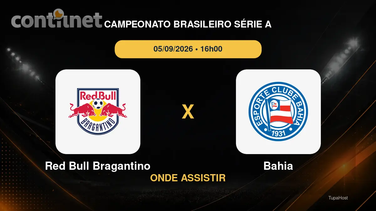 Red Bull Bragantino x Bahia onde assistir