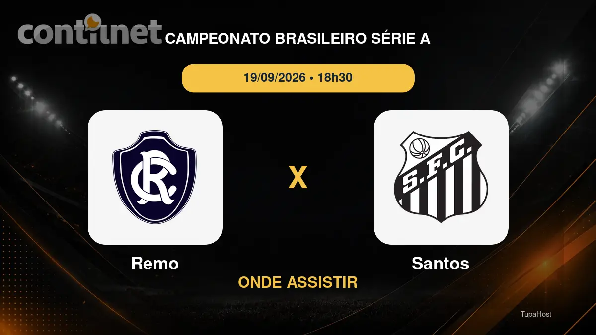 Remo x Santos onde assistir