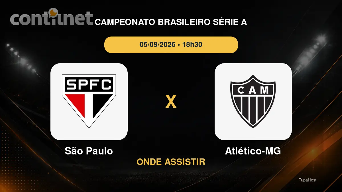 São Paulo x Atlético-MG onde assistir