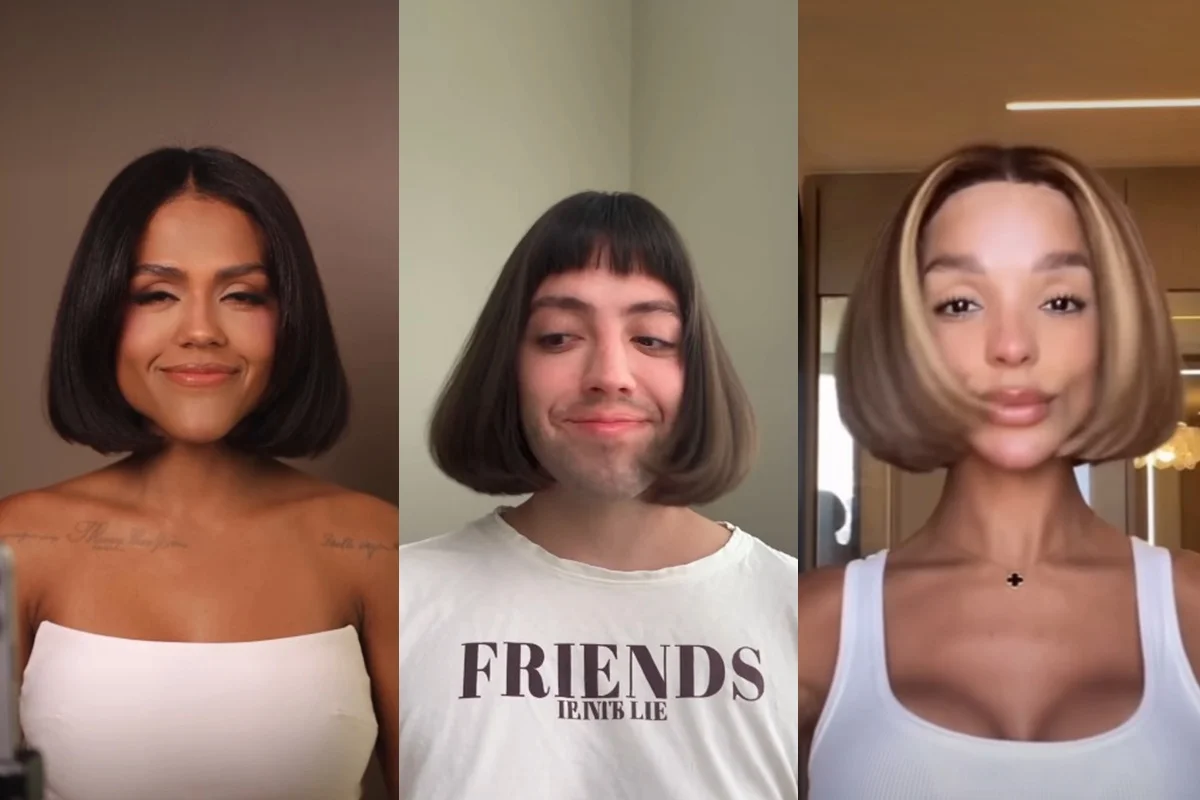 Trend do cabelo curto com IA entre famosos viraliza: veja como fazer