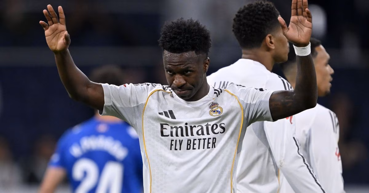 Vini Jr. desabafa sobre jejum de gols no Real Madrid: “Não posso falhar”