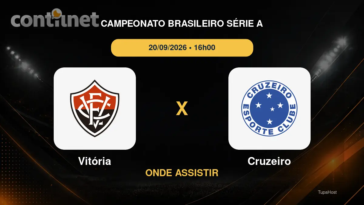 Vitória x Cruzeiro onde assistir