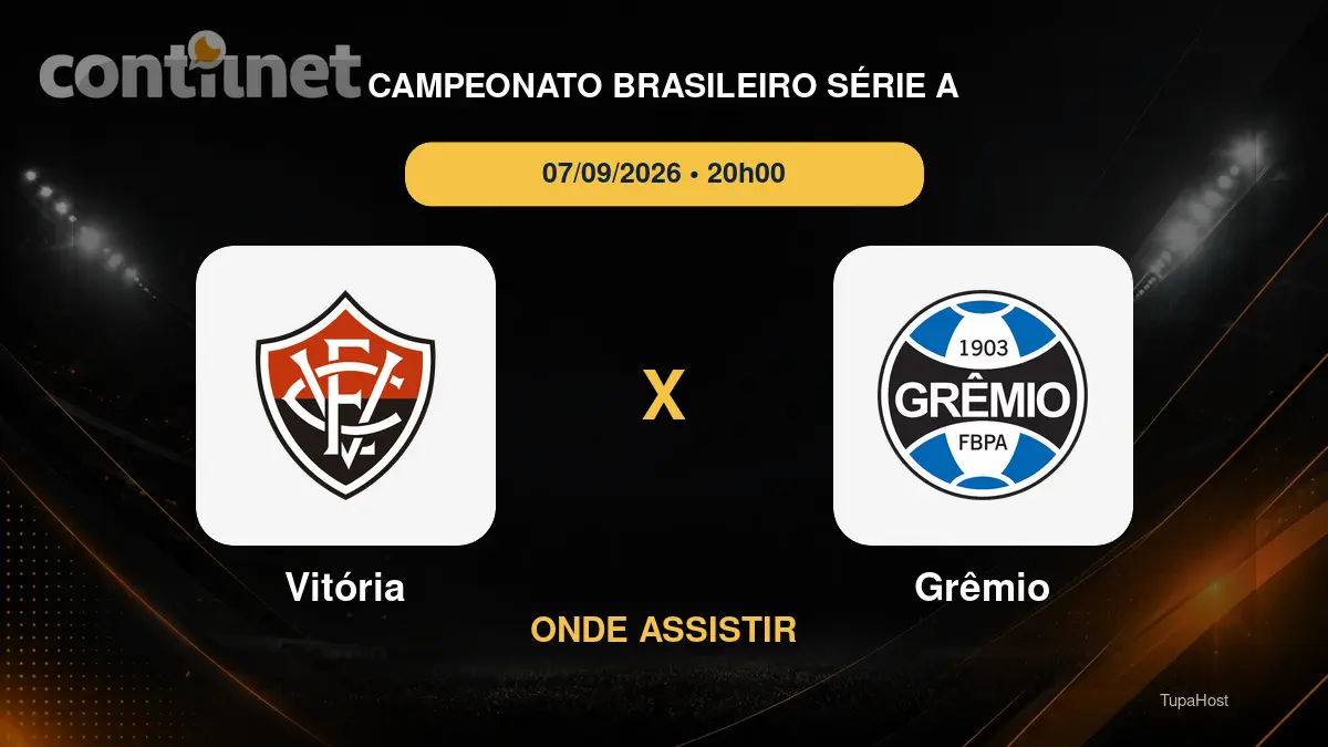 Vitória x Grêmio onde assistir
