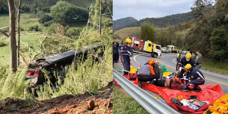 Cinco pessoas morrem em acidente com ônibus no interior de SP